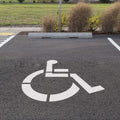 24 inch Handicap Parking Symbol Stencil