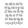 Pristina Letter and Number Stencil Sets