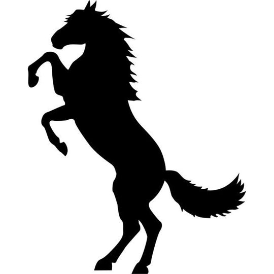 Rearing Horse Stencils 01